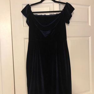 Blue Velvet dress